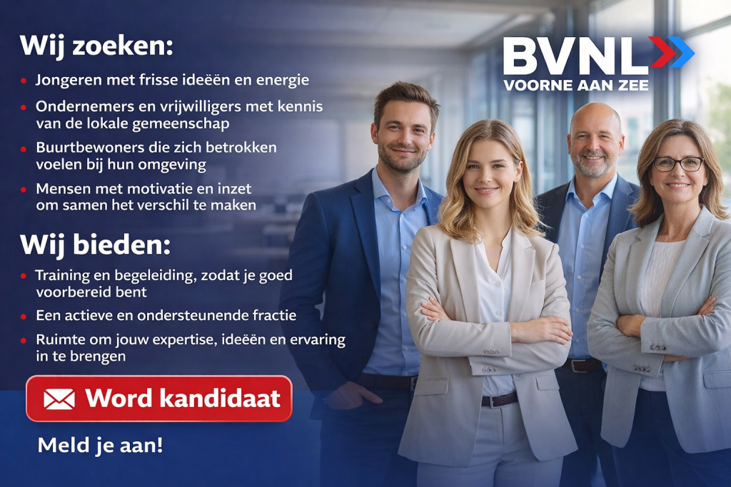 Word kandidaat bij BVNL Voorne aan Zee