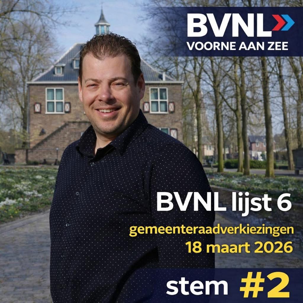 Collin Arenz Kieslijst BVNL Voorne aan Zee