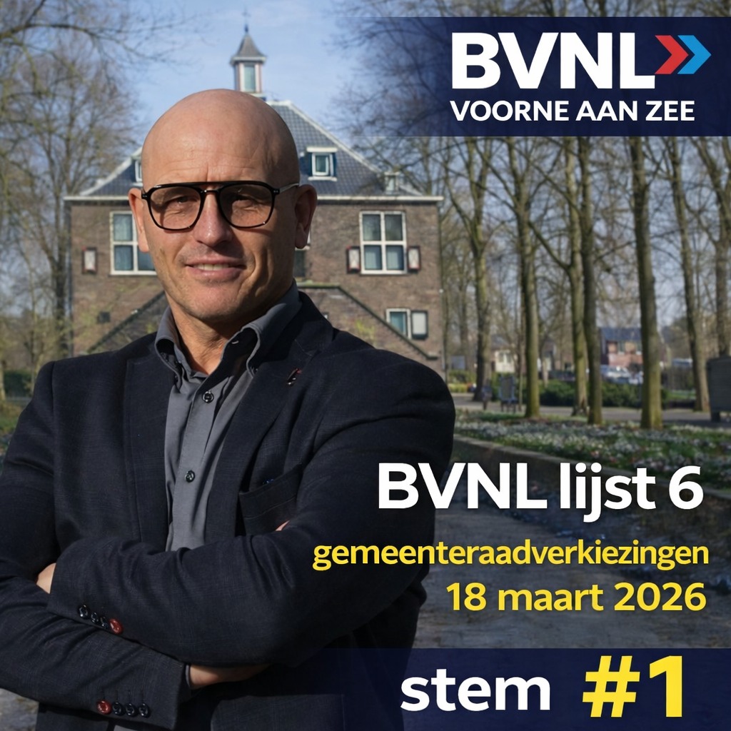 Wiebe Dedert Kieslijst BVNL Voorne aan Zee