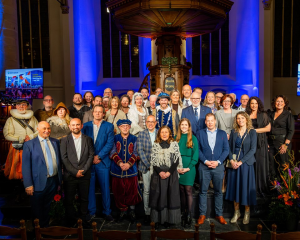 Installatie gemeenteraad in de Sint Catharijnekerk in Brielle